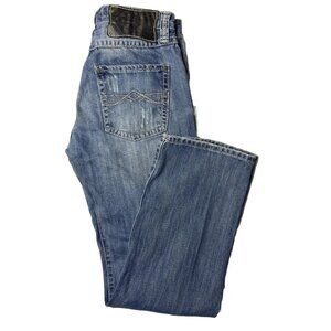 Rock & Roll Cowboy Tuf Cooper Competition Fit Jeans 28X30 Modified Button